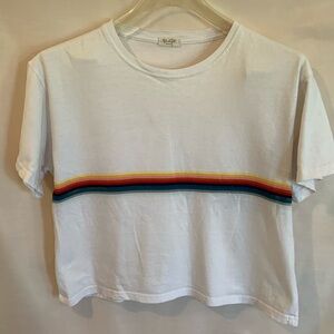 John Galt Medium Crop Top Short Sleeved Tee